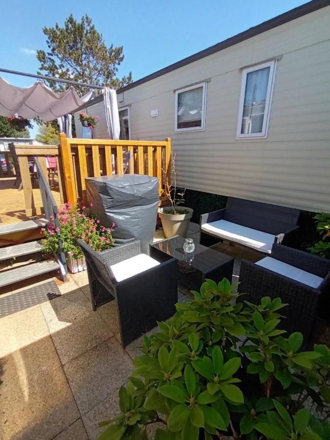 La Chanterie Agreable Mobil-Home Residentiel Normand Saint-Pair-sur-Mer Zewnętrze zdjęcie